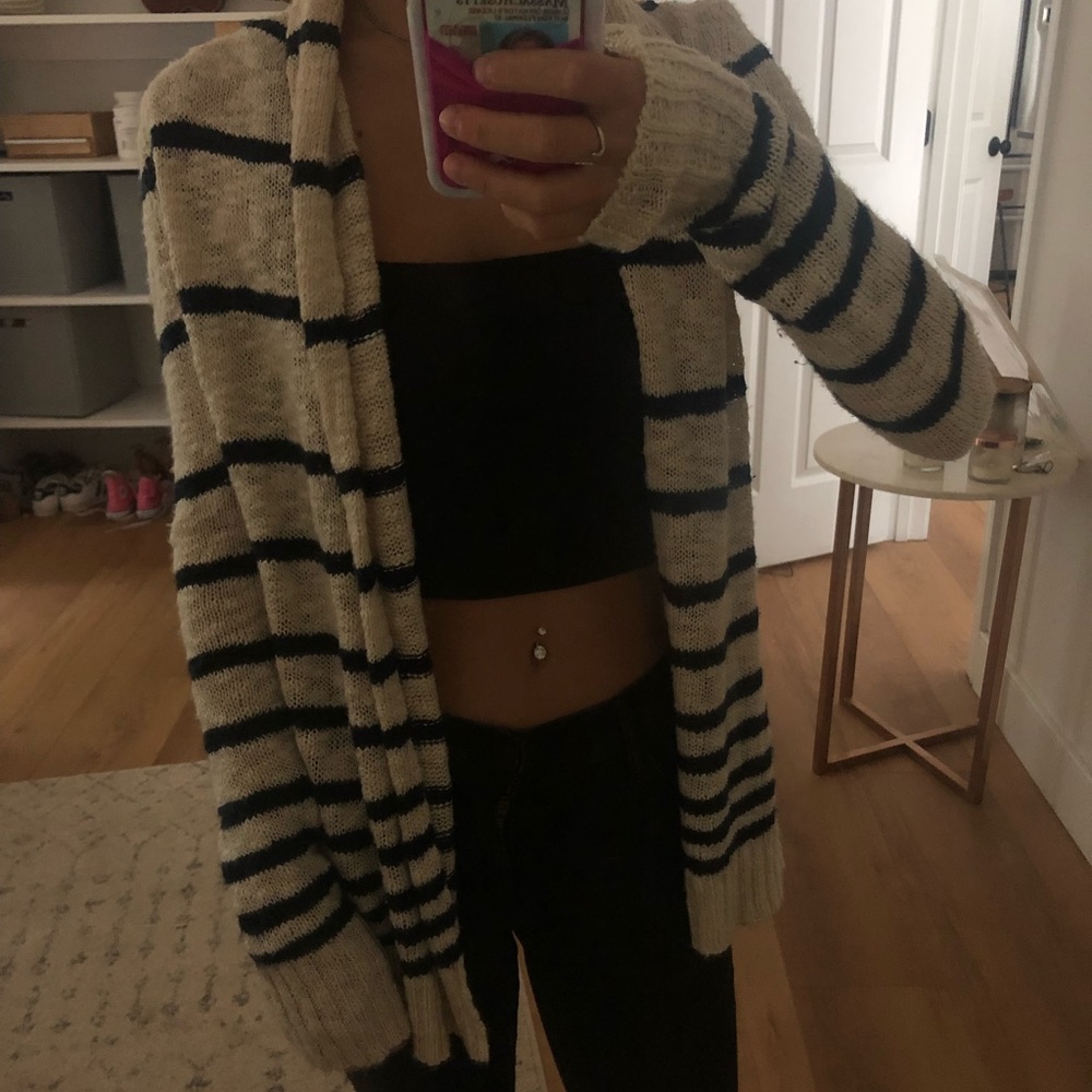 Stripped cardigan